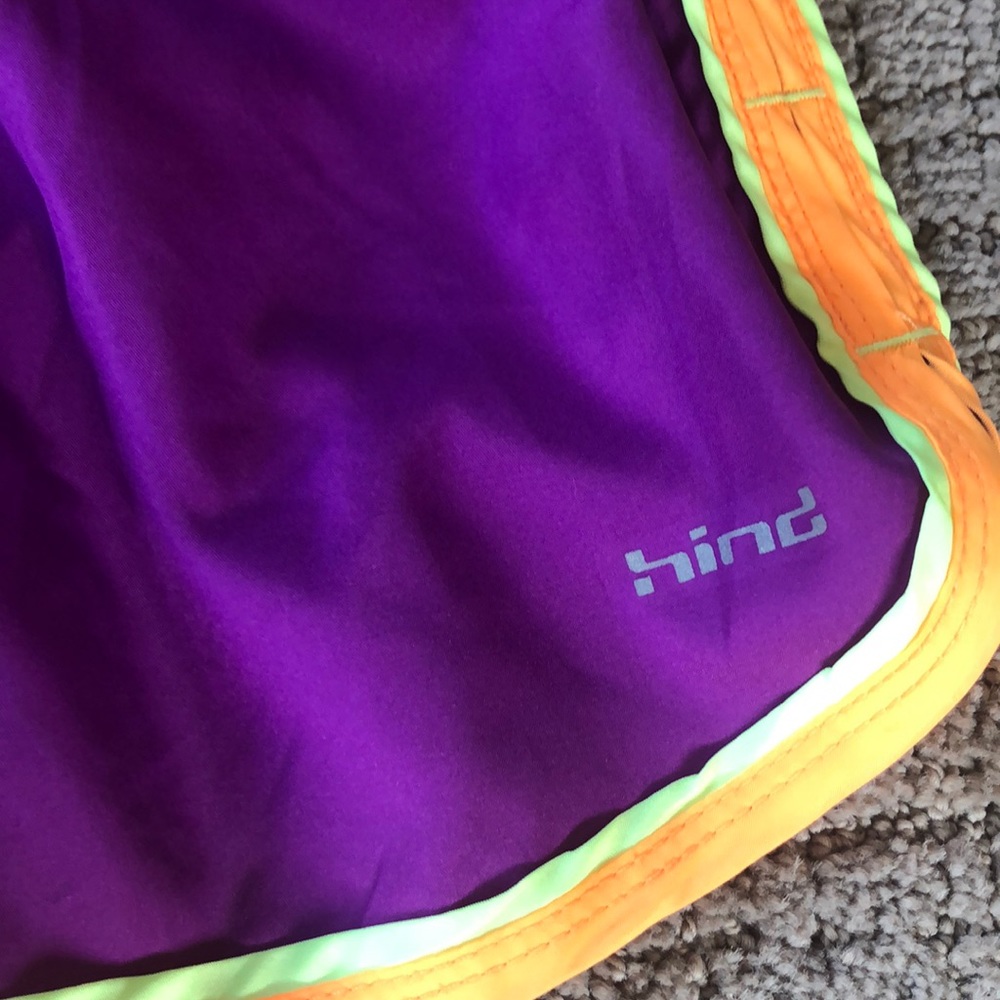 Purple running shorts - Picture 3 of 7